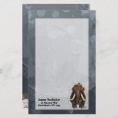 Papeterie Mastodon de la parade animale (Devant / Derrière)