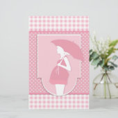 Papeterie maternité rose (Debout devant)