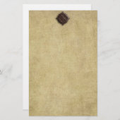 Papeterie Médaillon bossé - Pas de papier à lettres (Devant / Derrière)