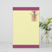 Papeterie Médicale avec Cadduceus (Debout devant)