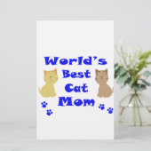 Papeterie Meilleure maman de chat du monde (Debout devant)