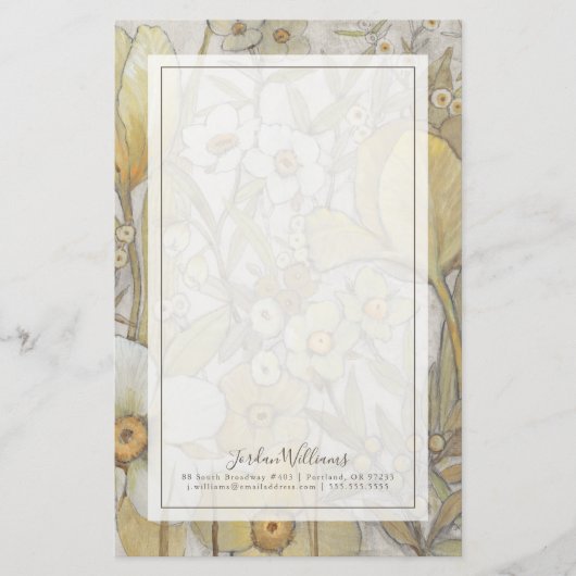 Papeterie Mélange floral (Devant)