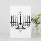 Papeterie Menorah et étoile I (Debout devant)