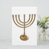 Papeterie menorah or (Debout devant)