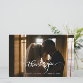 Papeterie Merci Mariage photo moderne (Debout devant)