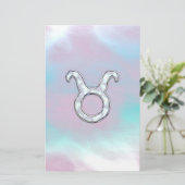 Papeterie Mère de Pearl Taurus Zodiac Astrologie (Debout devant)