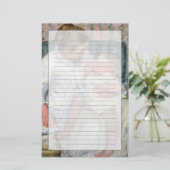 Papeterie Mère environ pour laver son enfant somnolent, 1880 (Debout devant)