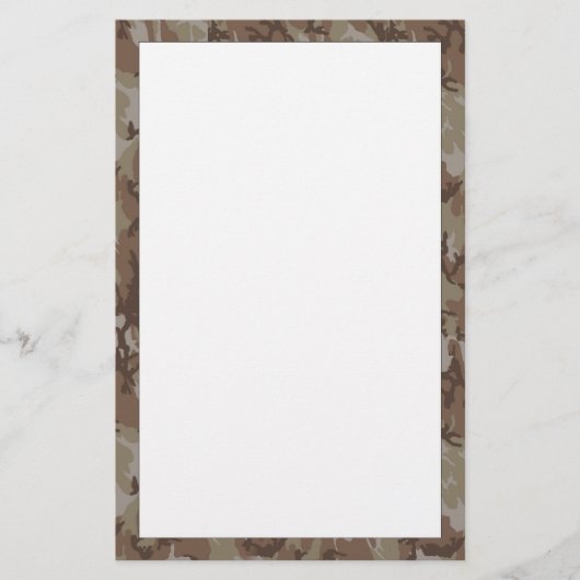 Papeterie Message sur Camo (Devant)