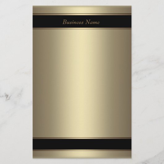 Papeterie Métal Beige Bronze Noir (Devant)