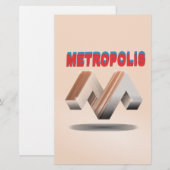 Papeterie métropole 1 (Devant / Derrière)