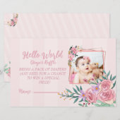 Papeterie Mignonne Bonjour monde Déchets Raffle pour filles (Devant / Derrière)