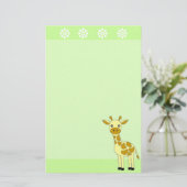 Papeterie mignonne de girafe (Debout devant)