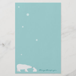 Papeterie mignonne d'ours blanc : Toujours là pou