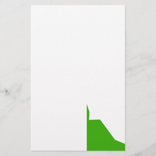 Papeterie Minimalisme Vert Blanc (Devant)