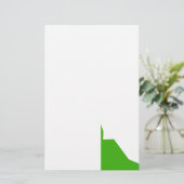 Papeterie Minimalisme Vert Blanc (Debout devant)