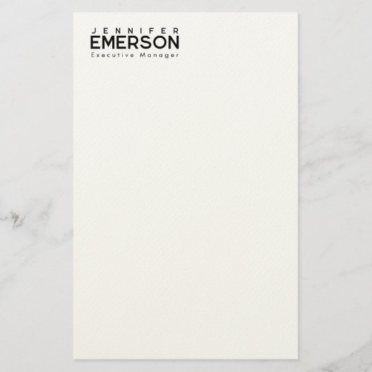 Papeterie Minimaliste moderne professionnel plain (Devant)