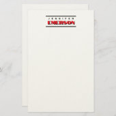 Papeterie Minimaliste moderne professionnel plain (Devant / Derrière)