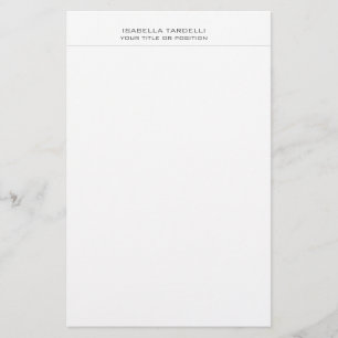 Papeterie Minimaliste Moderne Professionnel Simple