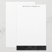 Papeterie Minimaliste Moderne Professionnel Simple Unique (Devant / Derrière)