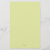Papeterie Minimaliste Moderne Simple (Dos)