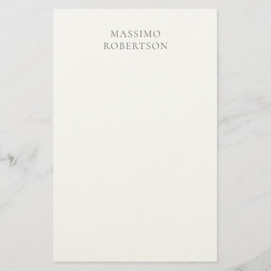Papeterie Minimaliste Moderne Simple  (Devant)