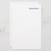 Papeterie Minimaliste Moderne Simple Professionnel (Devant / Derrière)