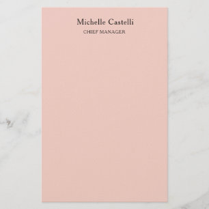 Papeterie Minimaliste Professionnel Unique Classique Pastel