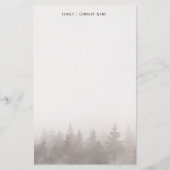 Papeterie  Misty forest Personalized Stationery  (Devant)