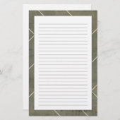 Papeterie Modèle abstrait avec des formes géométriques (Devant / Derrière)