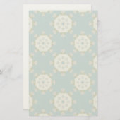 Papeterie Modèle Damas avec éléments abstraits (Devant / Derrière)