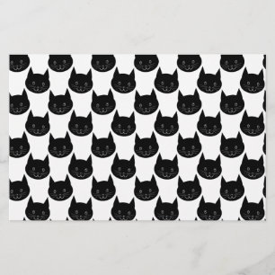 Papeterie Modèle de chat noir