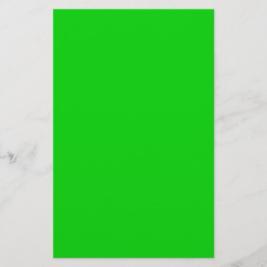 Papeterie Modèle de fond vert choquant - personnalisez le vô (Devant)