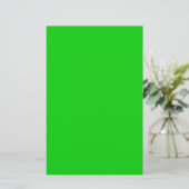 Papeterie Modèle de fond vert choquant - personnalisez le vô (Debout devant)