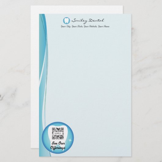 Papeterie Modèle dentaire (Devant / Derrière)