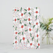 Papeterie Modèle floral classique (Debout devant)