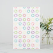 Papeterie Modèle floral coloré (Debout devant)
