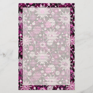 Papeterie Modèle floral de Valentine