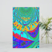 Papeterie Modèle floral dynamique : Hommage brésilien Manger (Debout devant)