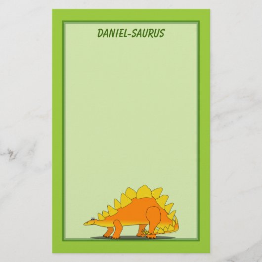 Papeterie Modèle mignon de bande dessinée de dinosaure de (Devant)