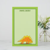 Papeterie Modèle mignon de bande dessinée de dinosaure de (Debout devant)