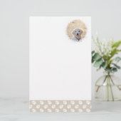 Papeterie Modèle photo Personnalisé Pour Animaux De Compagni (Debout devant)