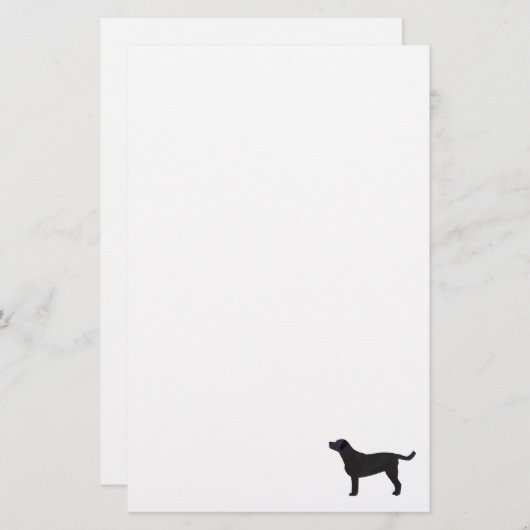 Papeterie Modèles du Black Lab prêts à Customiser (Devant / Derrière)