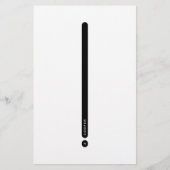 Papeterie Modern Personal Stationery | 2-Column (Devant)