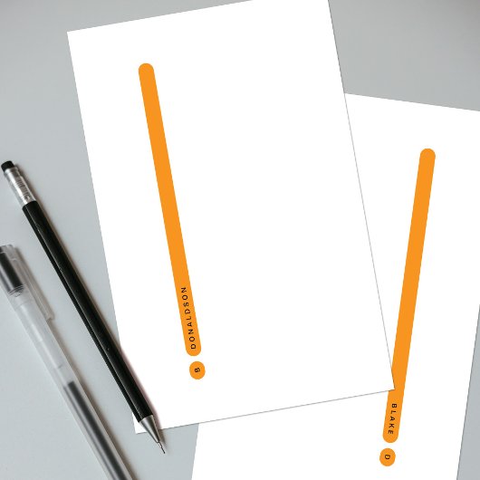 Papeterie Modern Personal Stationery | Side Margin