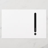 Papeterie Modern Personal Stationery | Side Margin (Dos)