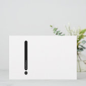 Papeterie Modern Personal Stationery | Side Margin (Debout devant)
