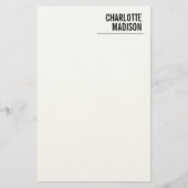 Papeterie Modern Simple Trendy Minimalist Plain (Devant)