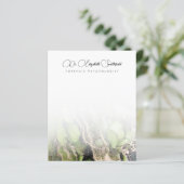 Papeterie moderne Abstrait Green Black Gold (Debout devant)