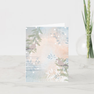 Papeterie moderne de cartes de notes botaniques vi