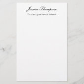 Papeterie Moderne élégant Plain Simple Professionnel (Devant)